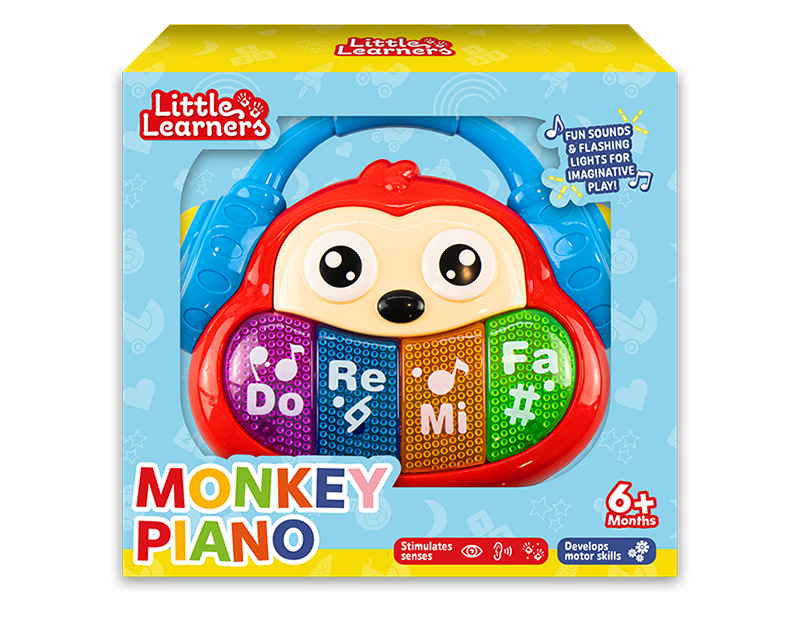 Little Learners Musical Monkey Piano